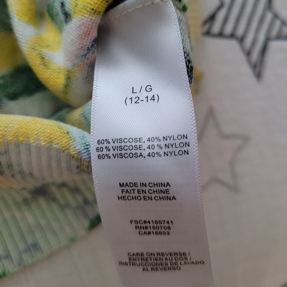 Signature Collection Cardigan size large summer floral design - Picture 5 of 7